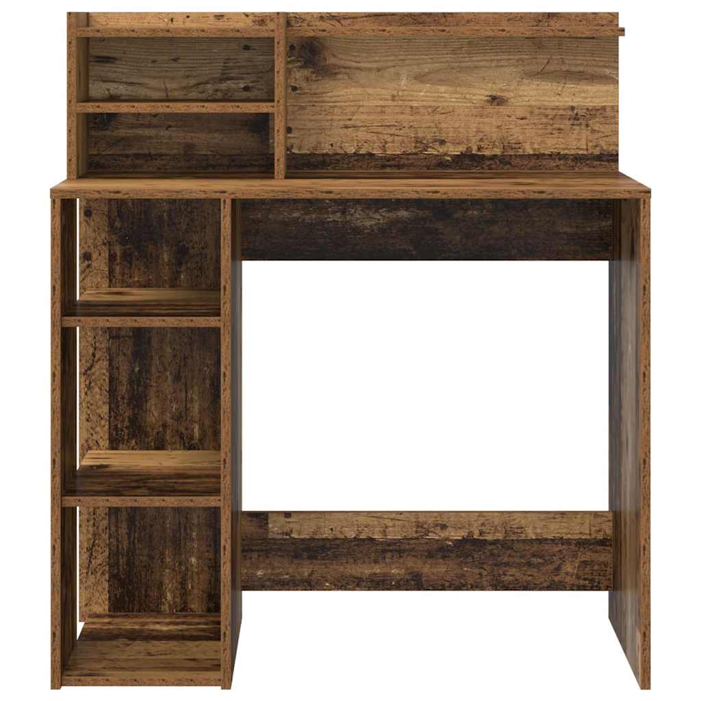 Bureau avec rangement Bois Ancien 90 x 48 x 101,5 cm - XIOS