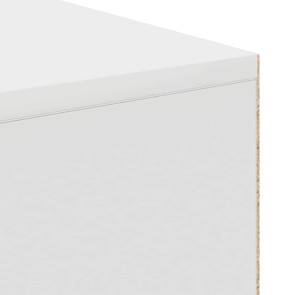 Bureau avec étagère Blanc 102 x 50 x 75 cm Bois d'ingénierie - XIOS