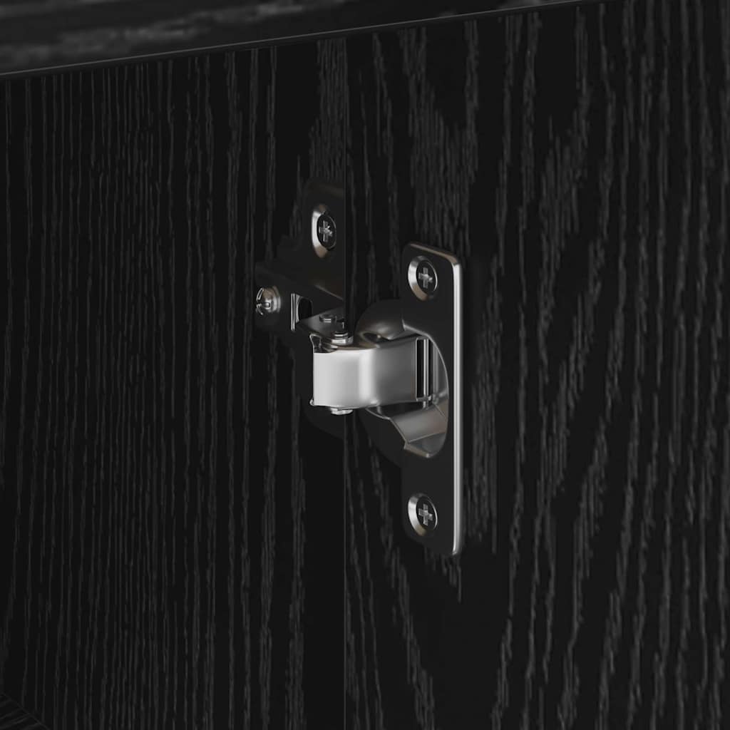 Buffet Chêne noir 38 x 34,5 x 75 cm Bois d'ingénierie - XIOS