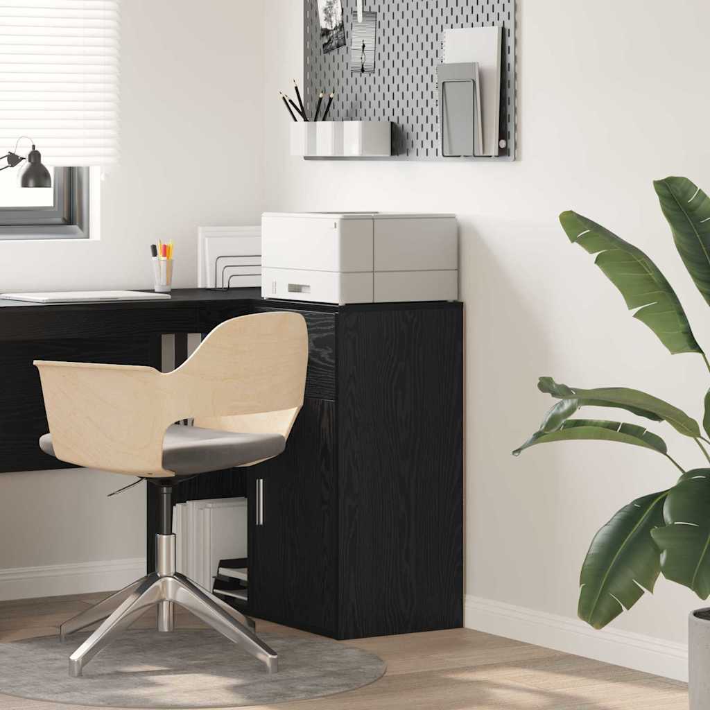 Buffet Chêne noir 38 x 34,5 x 75 cm Bois d'ingénierie - XIOS