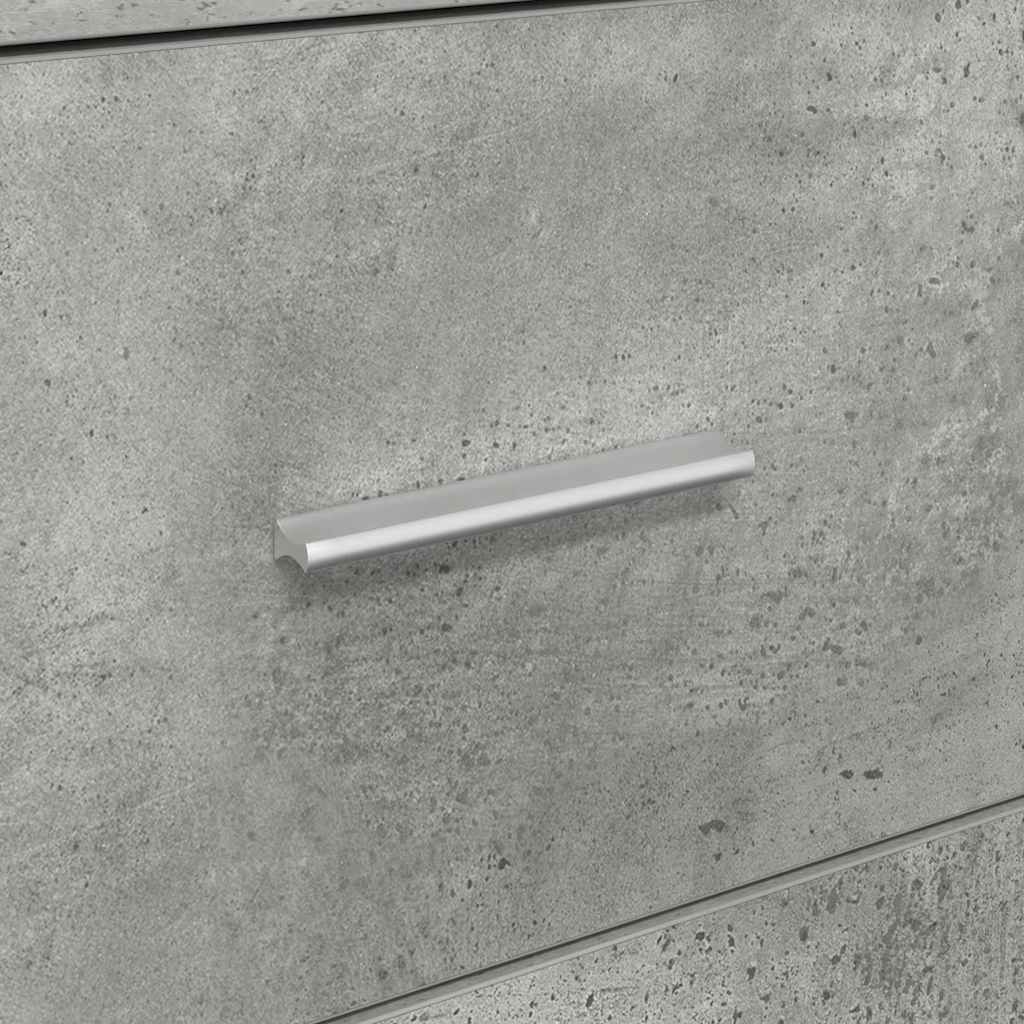 Buffet Gris béton 38 x 34,5 x 75 cm Bois d'ingénierie - XIOS