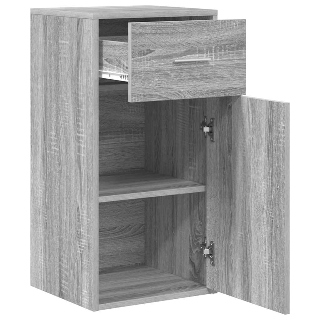 Buffet Sonoma gris 38 x 34,5 x 75 cm Bois d'ingénierie - XIOS