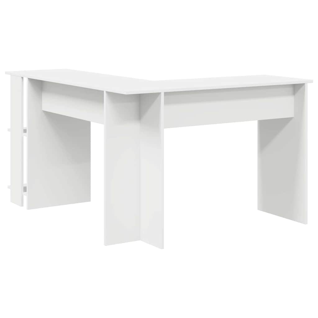 Bureau d'angle avec rangement Blanc 140 x 113.5 x 75 cm - XIOS