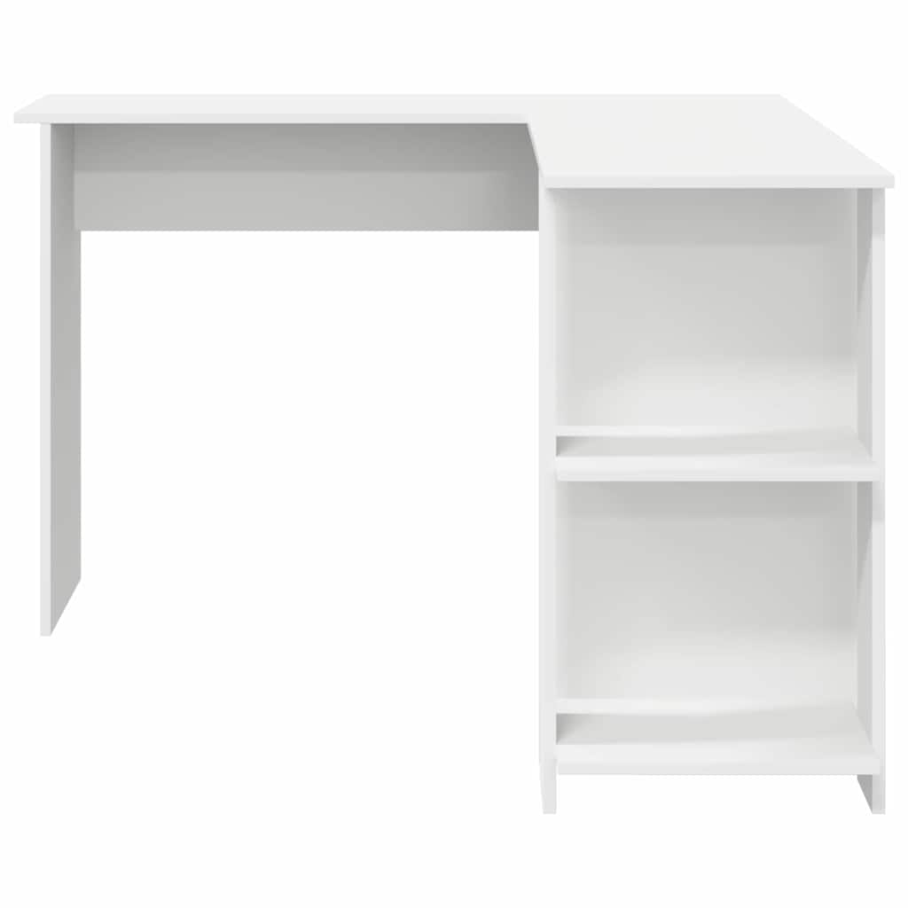 Bureau d'angle avec rangement Blanc 140 x 113.5 x 75 cm - XIOS