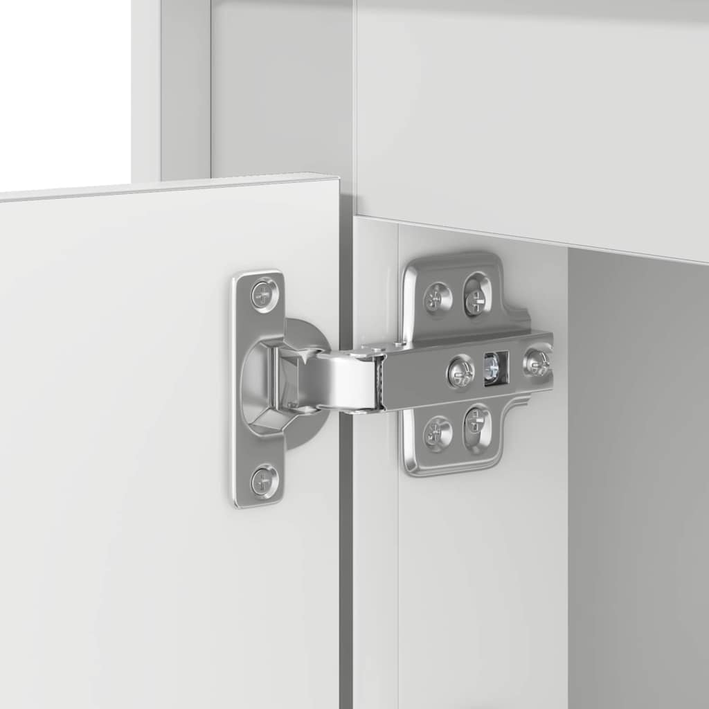 Cabinet de chevet Blanc 44 x 34,5 x 45 cm Bois d'ingénierie - XIOS