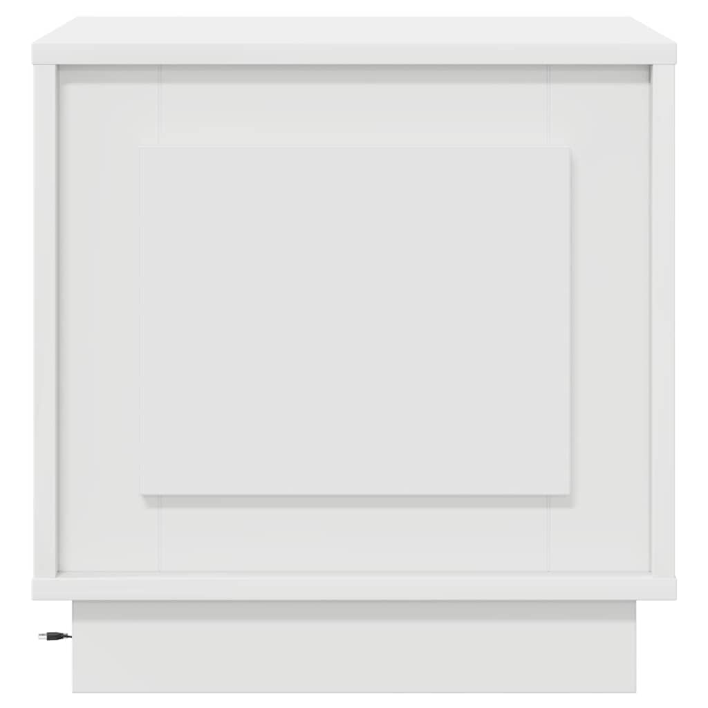 Cabinet de chevet Blanc 44 x 34,5 x 45 cm Bois d'ingénierie - XIOS