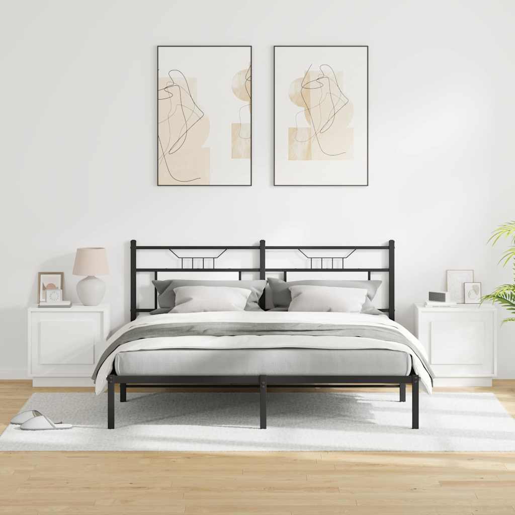 Cabinet de chevet avec 2 pcs Blanc 44 x 34,5 x 45 cm - XIOS