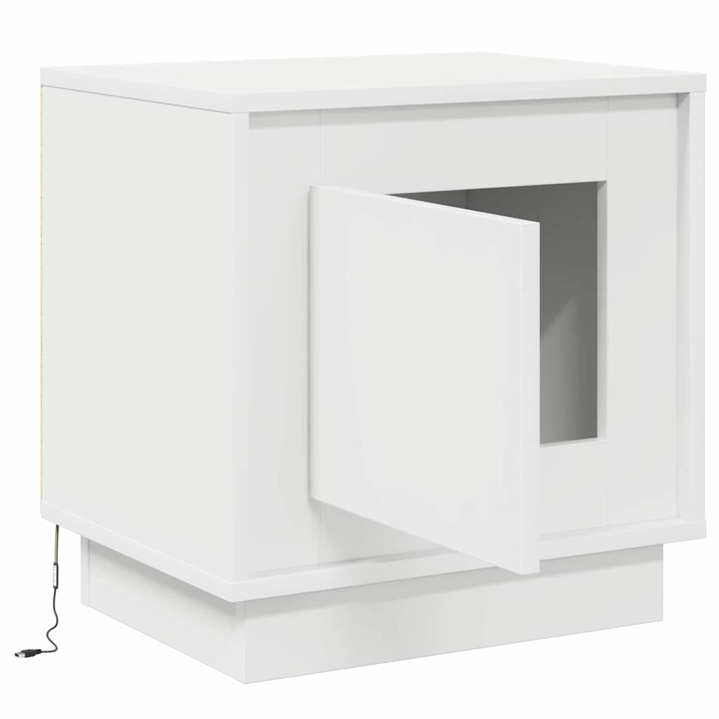 Cabinet de chevet avec 2 pcs Blanc 44 x 34,5 x 45 cm - XIOS