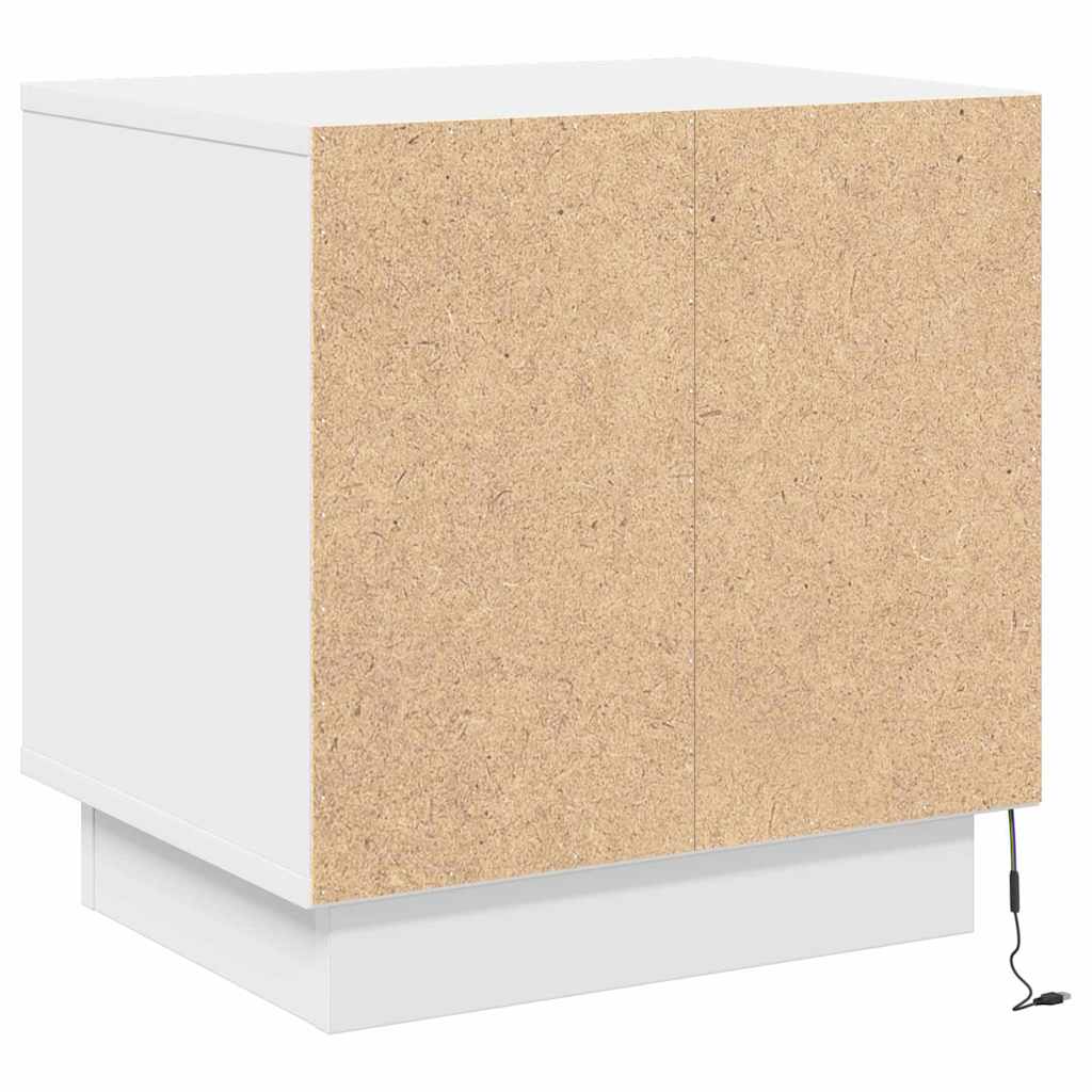 Cabinet de chevet avec 2 pcs Blanc 44 x 34,5 x 45 cm - XIOS