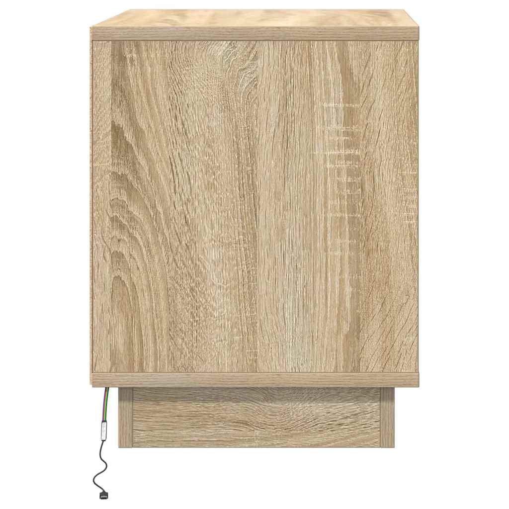 Cabinet de chevet avec Chêne sonoma 44 x 34,5 x 45 cm - XIOS