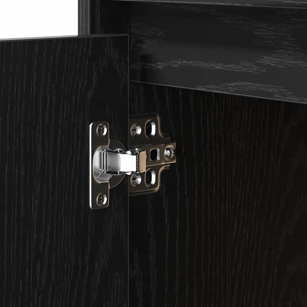 Cabinet de chevet Noir 50 x 34.5 x 50 cm. Bois d'ingénierie - XIOS