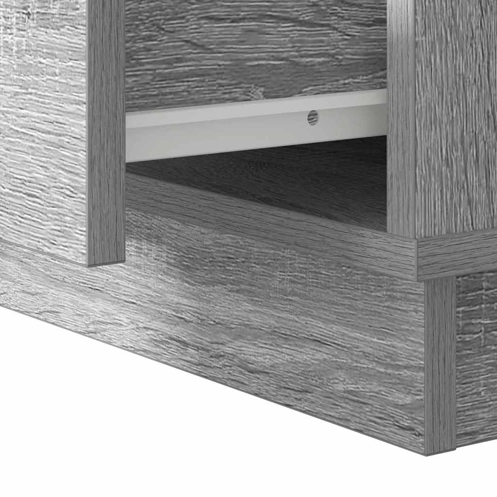 Cabinet de chevet Gris 50 x 34.5 x 50 cm. Bois d'ingénierie - XIOS