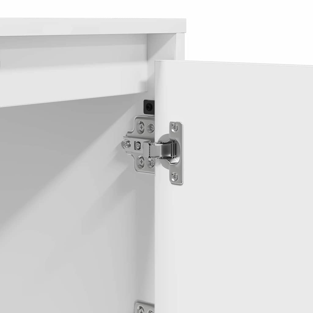 Cabinet de chevet Blanc 39 x 34.5 x 50 cm Bois d'ingénierie - XIOS