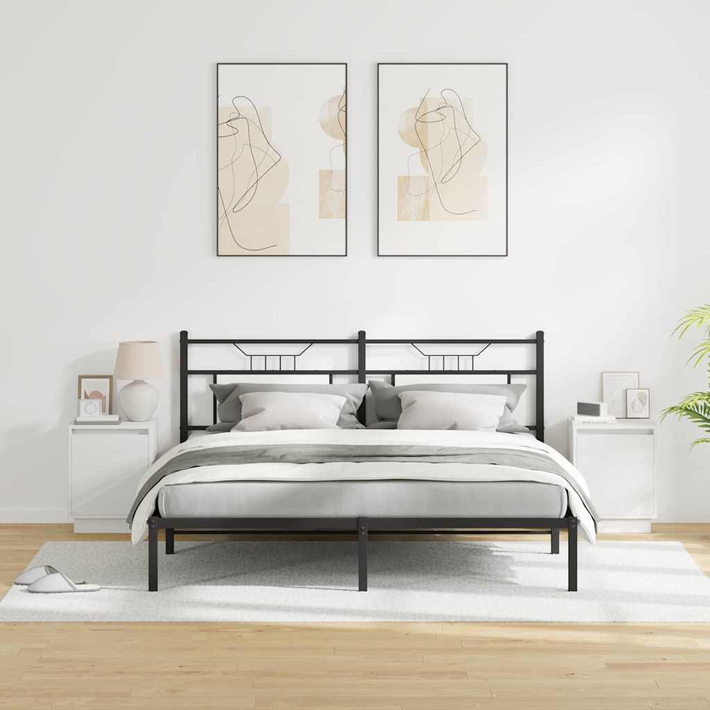 Cabinet de chevet avec 2 pcs Blanc 39 x 34.5 x 50 cm - XIOS