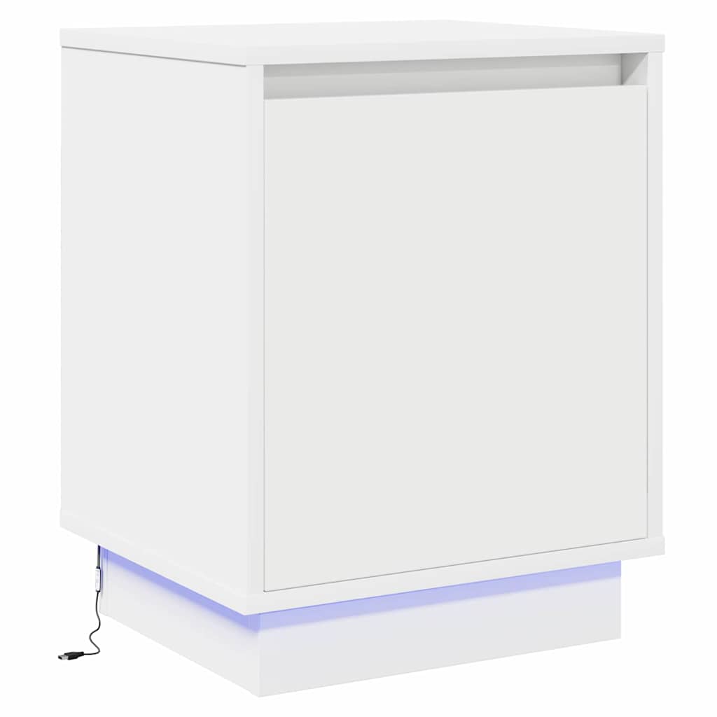 Cabinet de chevet avec 2 pcs Blanc 39 x 34.5 x 50 cm - XIOS