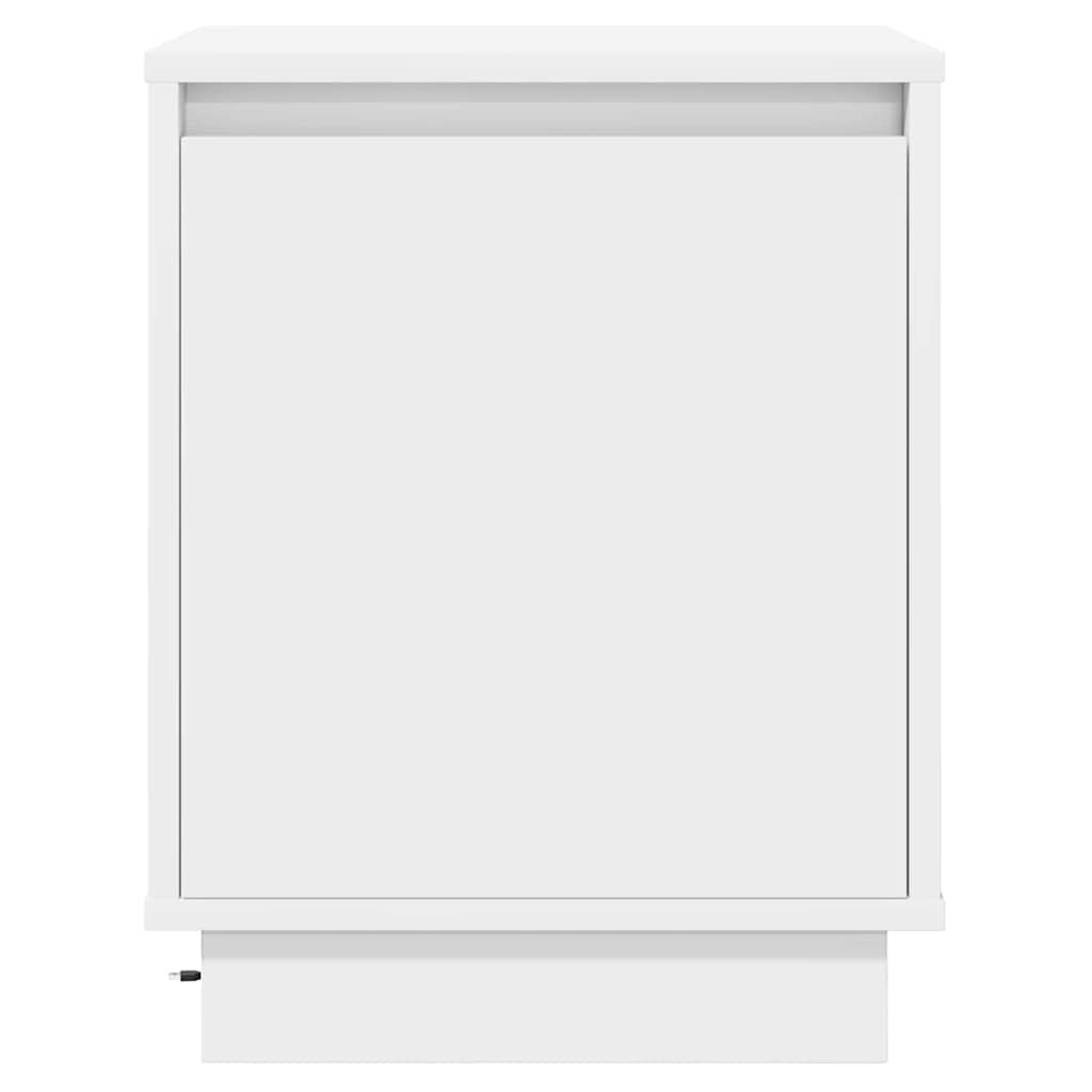 Cabinet de chevet avec 2 pcs Blanc 39 x 34.5 x 50 cm - XIOS