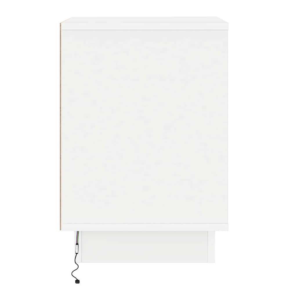 Cabinet de chevet avec 2 pcs Blanc 39 x 34.5 x 50 cm - XIOS