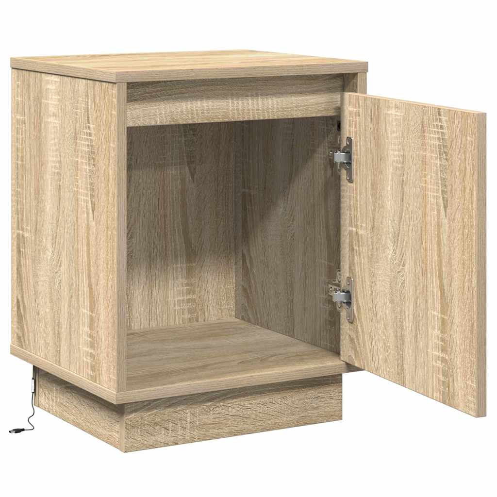 Cabinet de chevet avec Chêne sonoma 39 x 34.5 x 50 cm - XIOS
