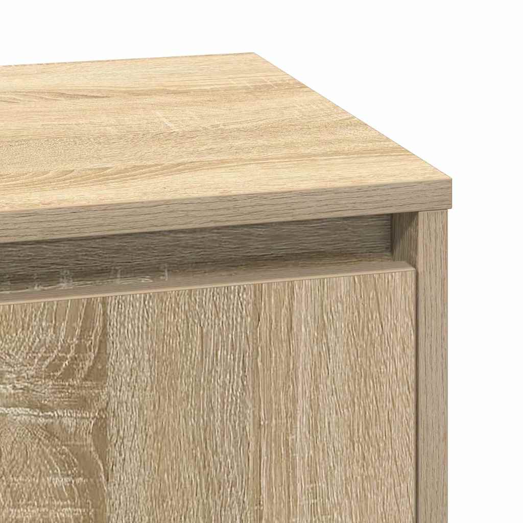 Cabinet de chevet avec 2 pcs Chêne sonoma 39 x 34.5 x 50 cm - XIOS