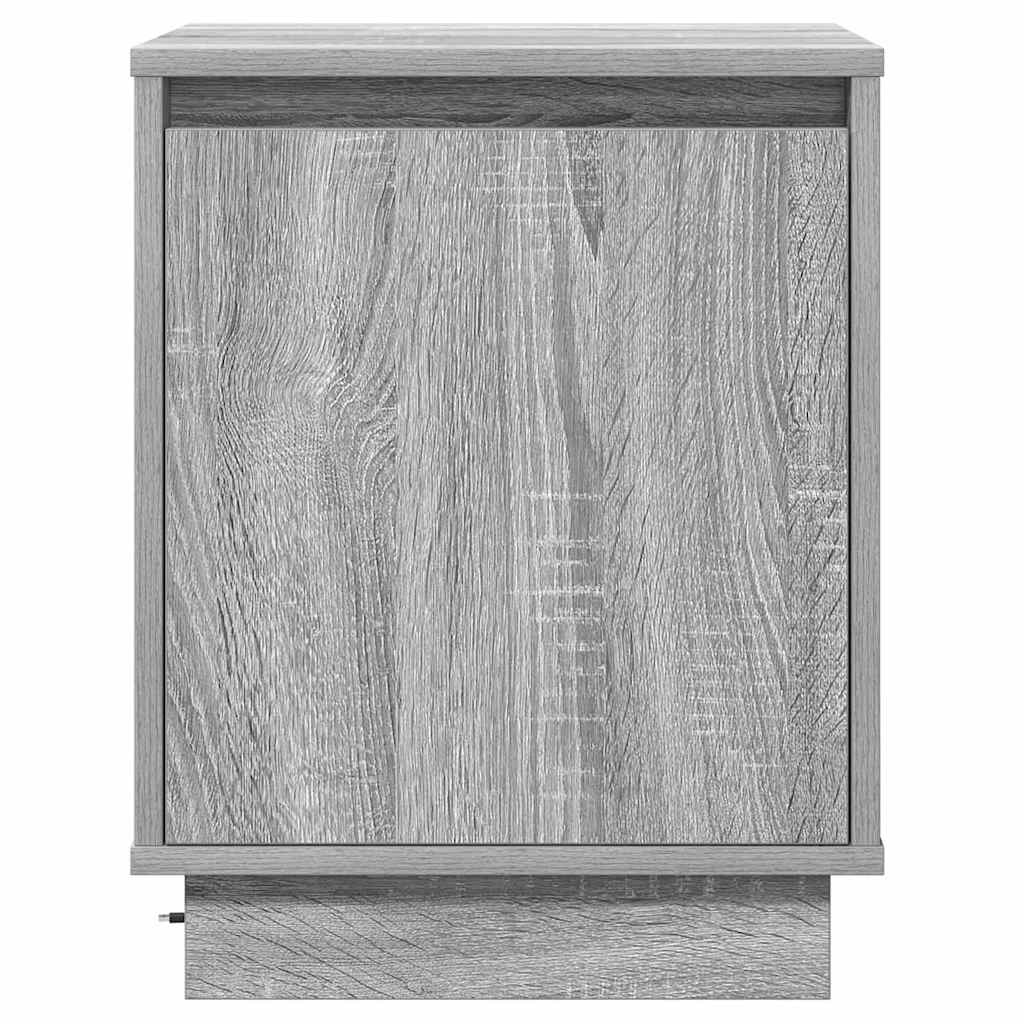 Cabinet de chevet avec 2 pcs Gris 39 x 34.5 x 50 cm - XIOS