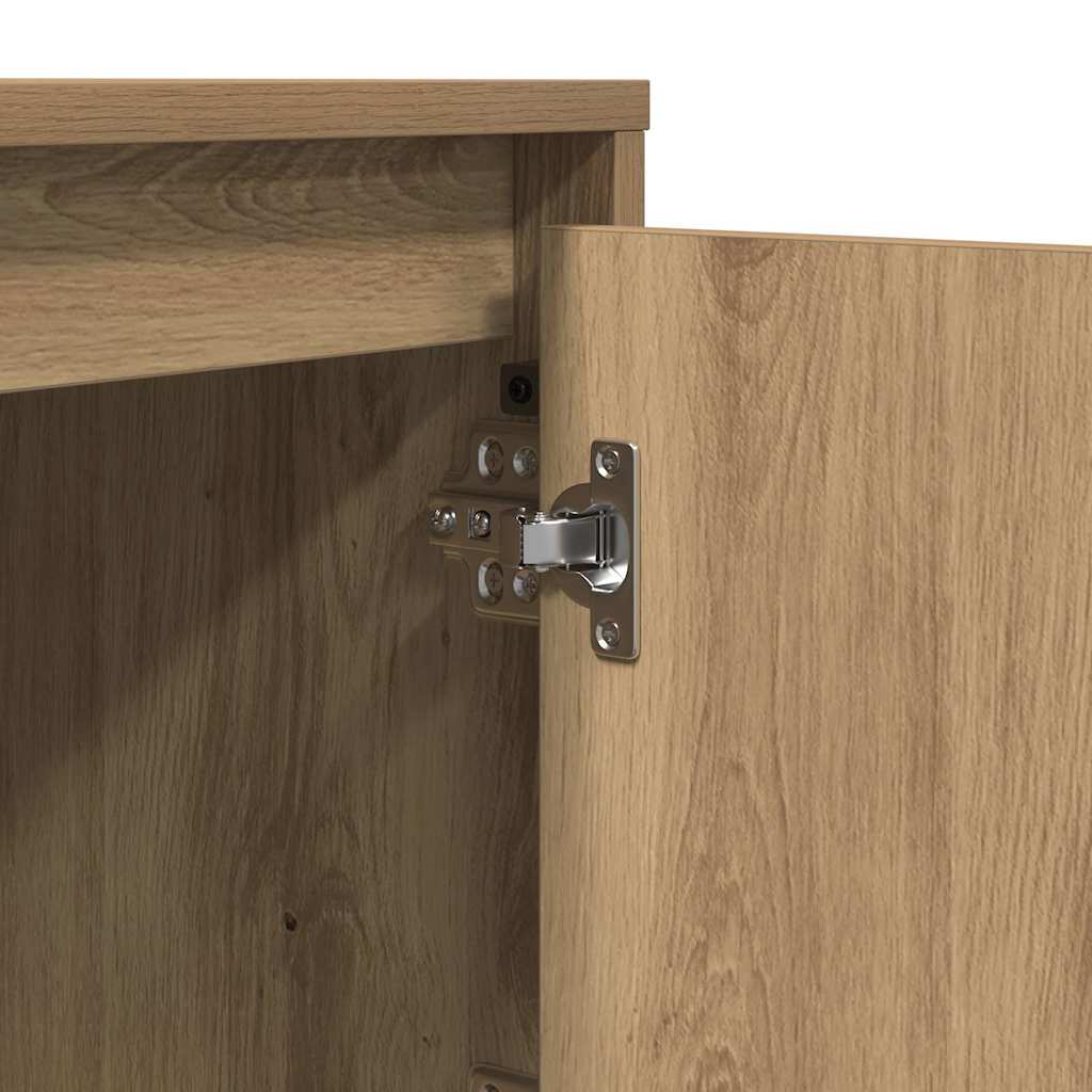 Cabinet de chevet avec chêne artisanal 39 x 34.5 x 50 cm - XIOS