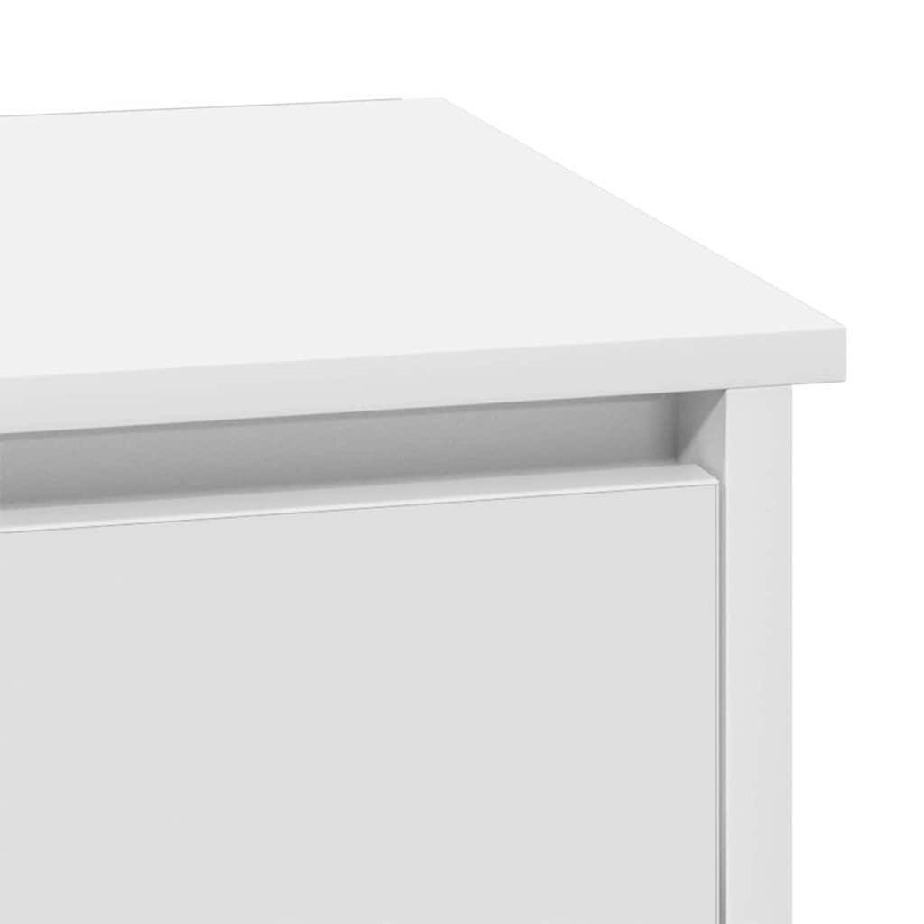 Cabinet de chevet Blanc 39 x 34.5 x 50 cm Bois d'ingénierie - XIOS