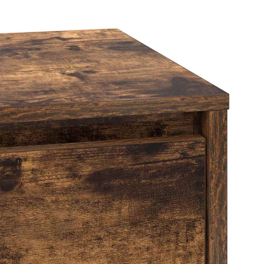 Cabinet de chevet avec tiroir avec Chêne fumé 39 x 34.5 x 50 cm - XIOS