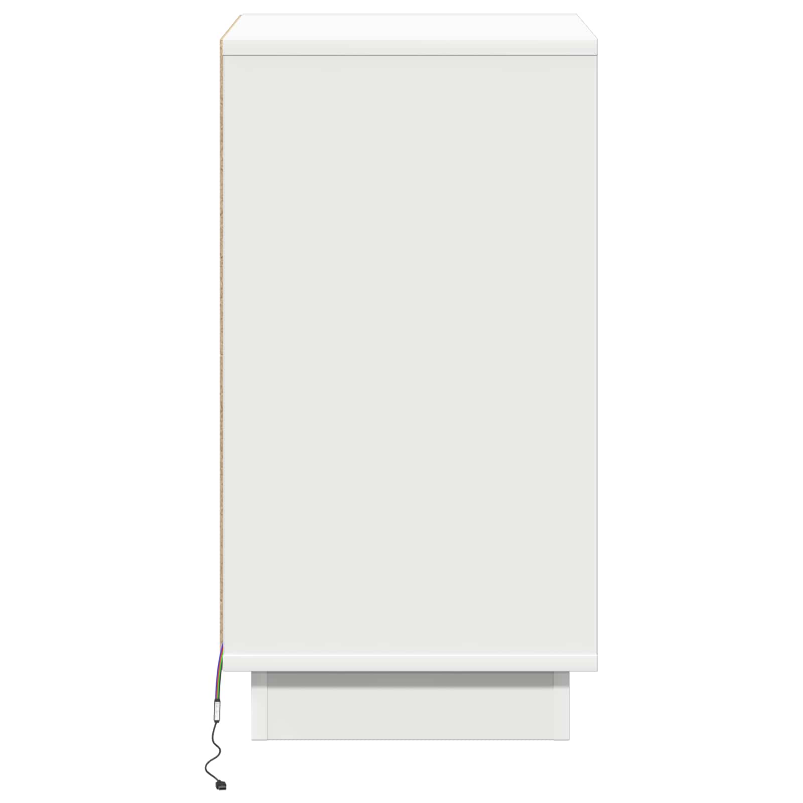 Cabinet de chevet Blanc 39 x 34,5 x 65 cm Bois d'ingénierie - XIOS