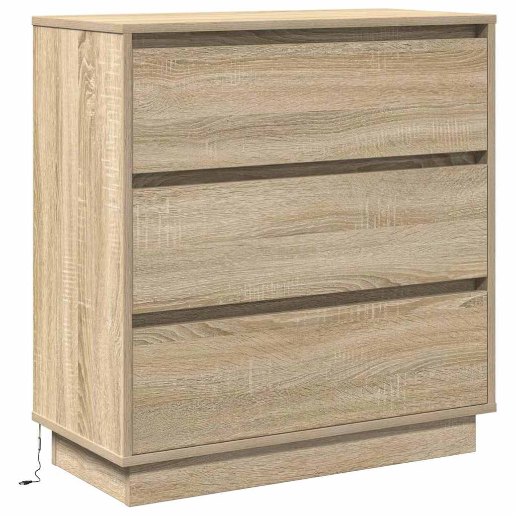 Cabinet de chevet avec tiroir Chêne sonoma 71 x 34.5 x 75 cm - XIOS