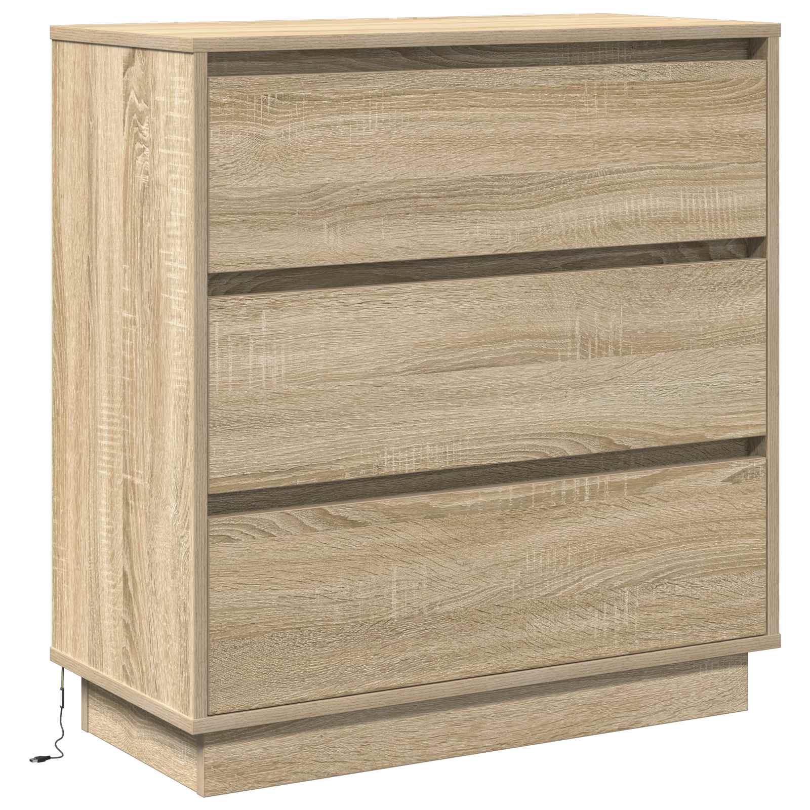 Cabinet de chevet avec tiroir Chêne Sonoma 71 x 34,5 x 75 cm - XIOS