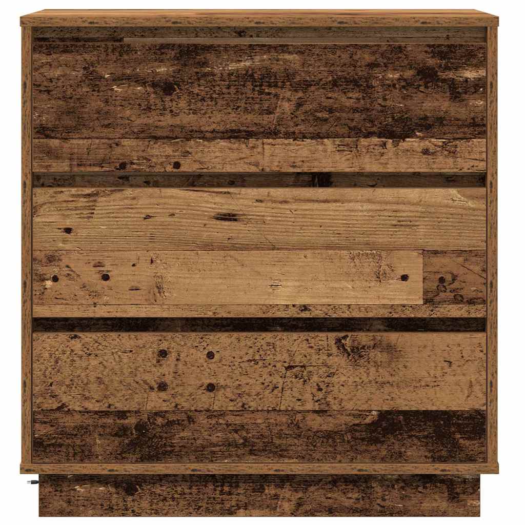 Cabinet de chevet avec tiroir Bois ancien 71 x 34.5 x 75 cm - XIOS