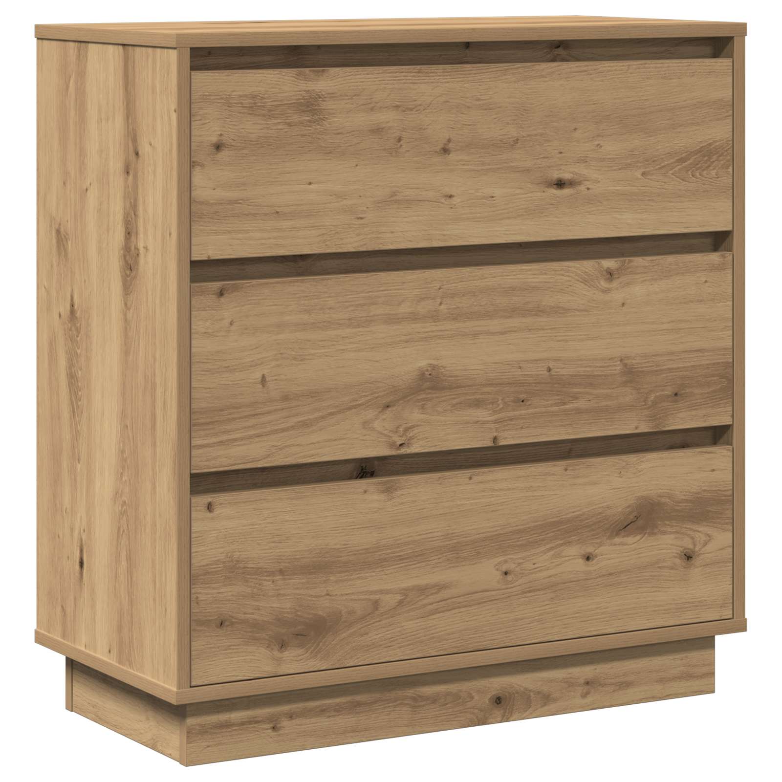 Cabinet de chevet avec tiroir Chêne artisanal 71 x 34,5 x 75 cm - XIOS