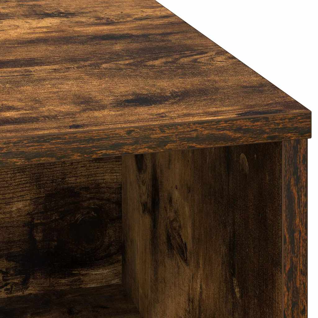 Buffet avec LED Chêne fumé 71 x 34.5 x 75 cm Bois d'ingénierie - XIOS