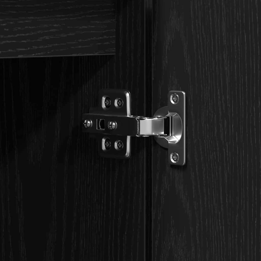 Meuble TV Chêne noir 100 x 38 x 49 cm Bois d'ingénierie