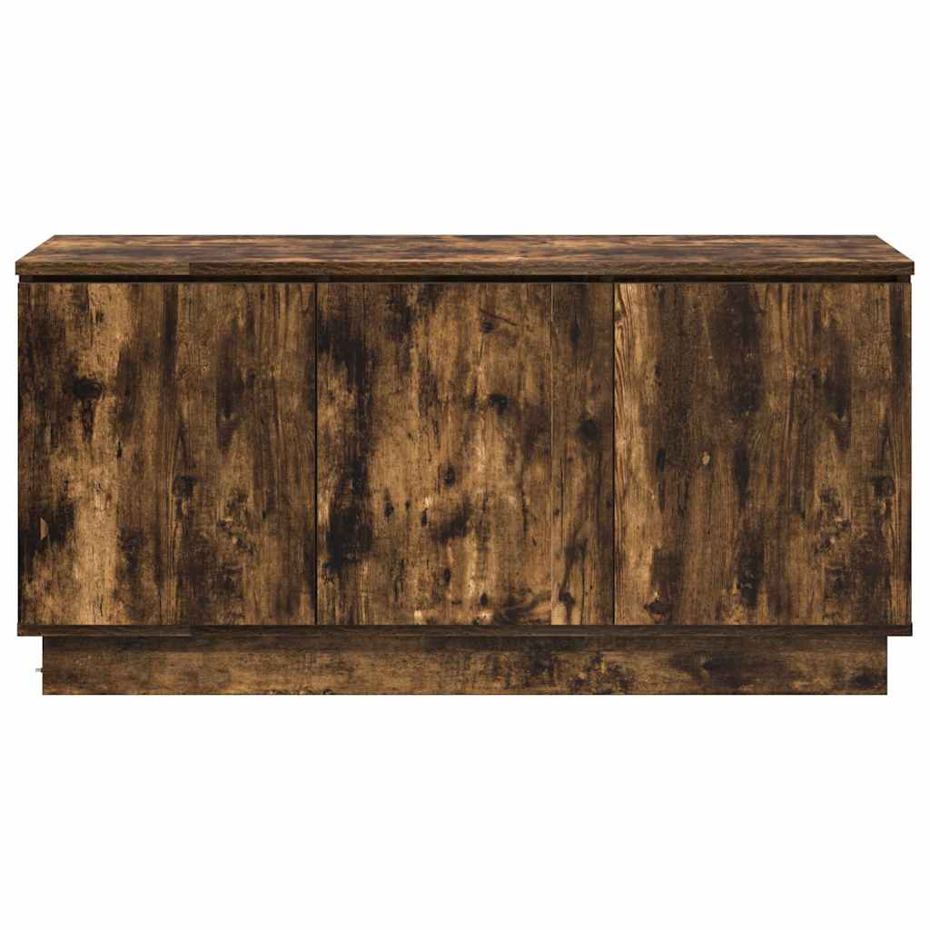 Meuble TV avec LED Chêne fumé 100 x 38 x 49 cm - XIOS