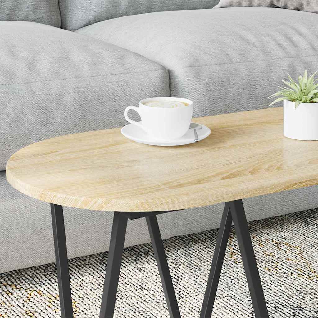 Table Basse Chêne sonoma 80 x 40 x 40.5 cm - XIOS