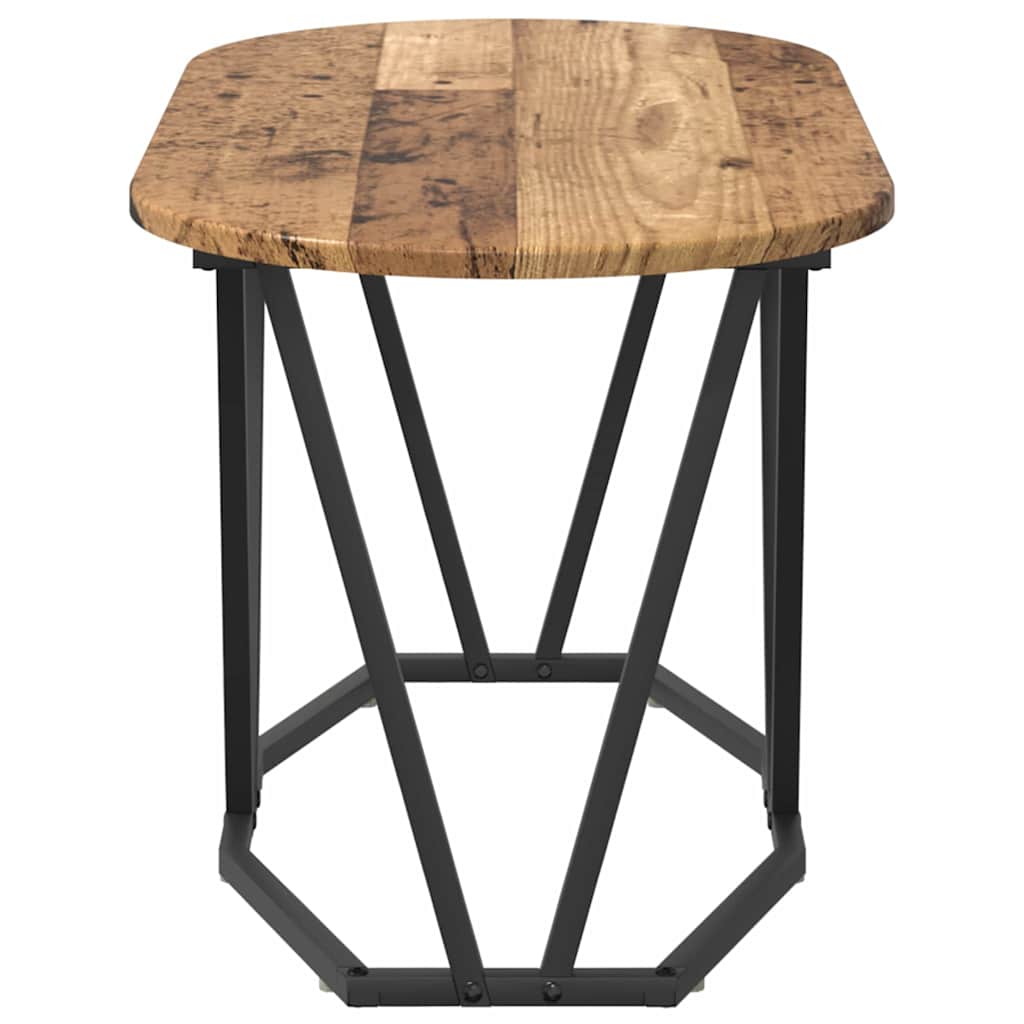 Table Basse Bois ancien 80 x 40 x 40.5 cm - XIOS