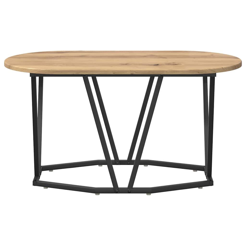 Table Basse chêne artisanal 80 x 40 x 40.5 cm - XIOS
