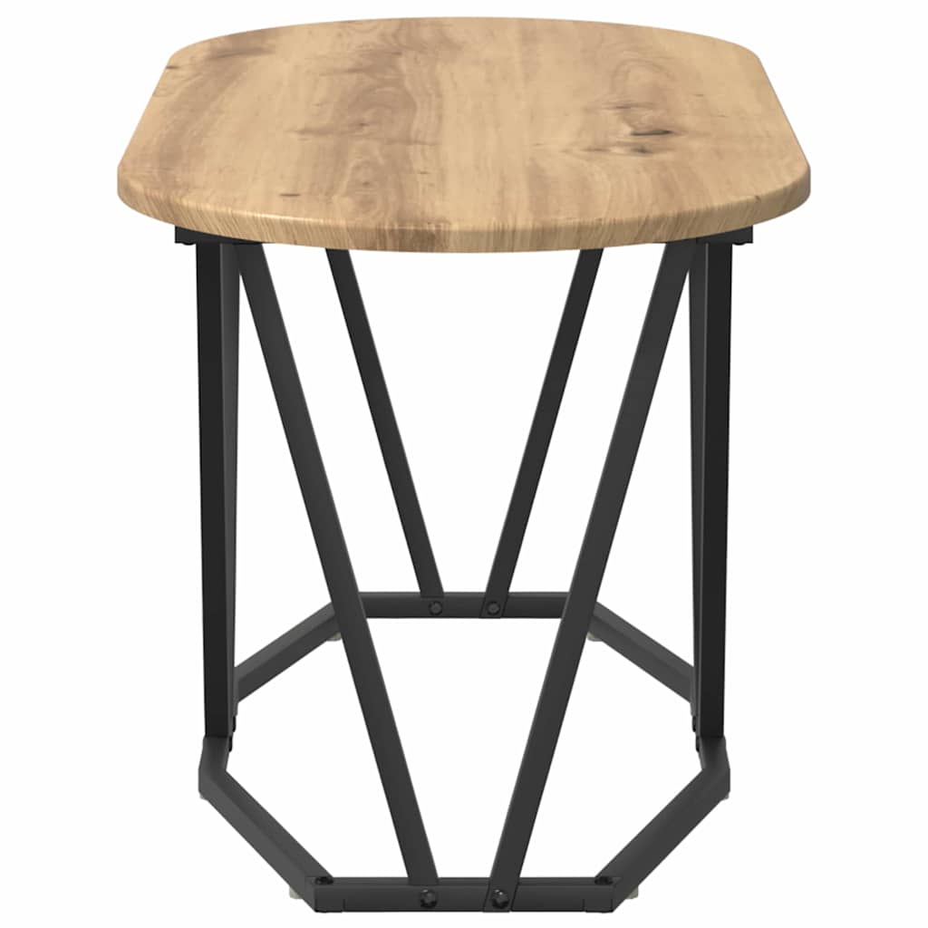 Table Basse chêne artisanal 80 x 40 x 40.5 cm - XIOS