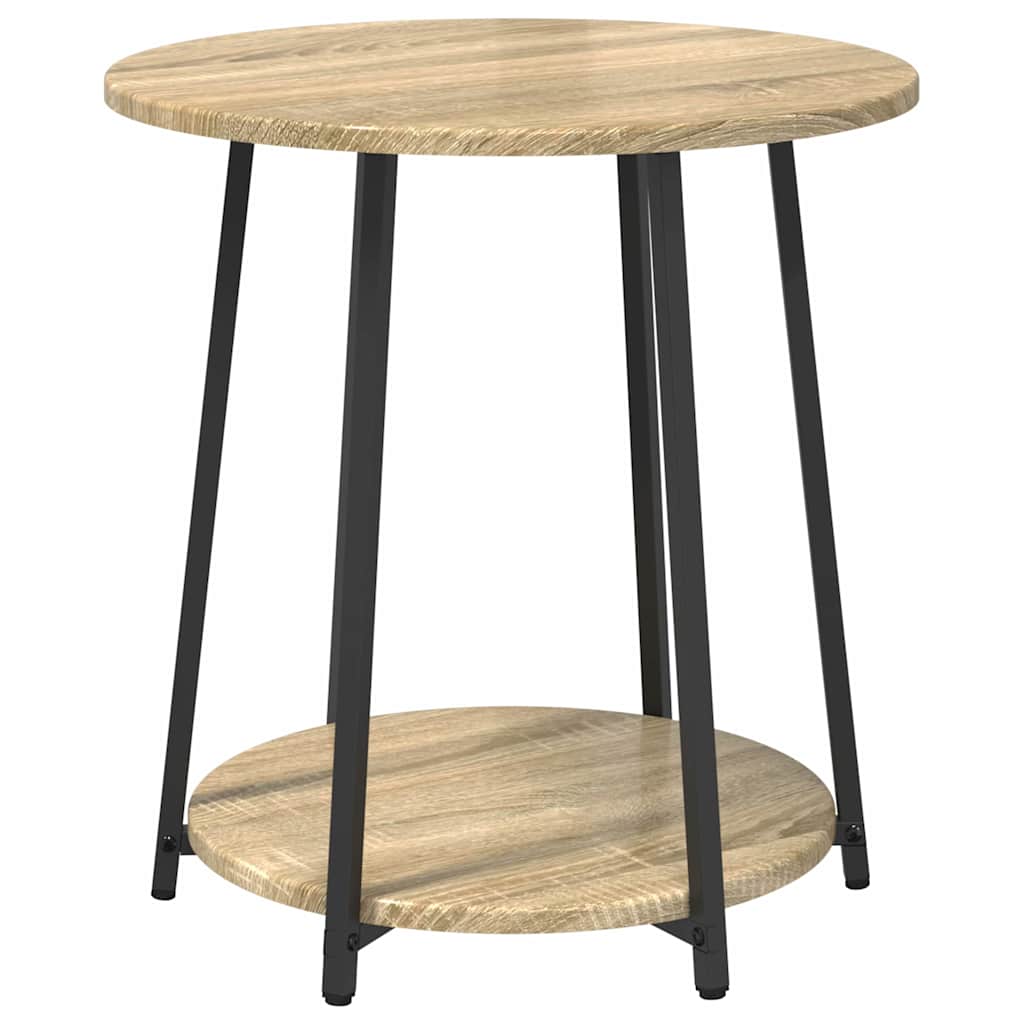 Ensemble de tables d'appoint 2 pcs Chêne Sonoma et noir - XIOS