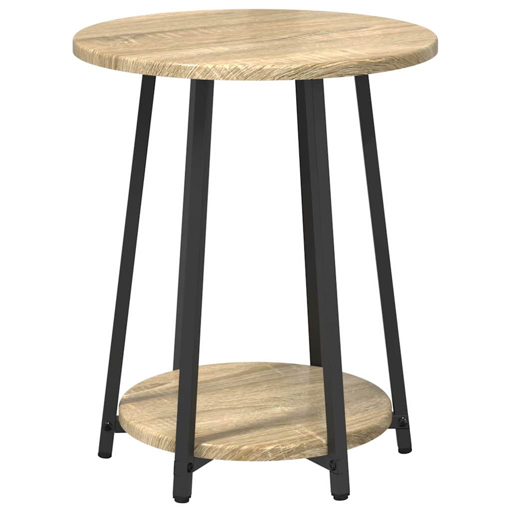 Ensemble de tables d'appoint 2 pcs Chêne Sonoma et noir - XIOS
