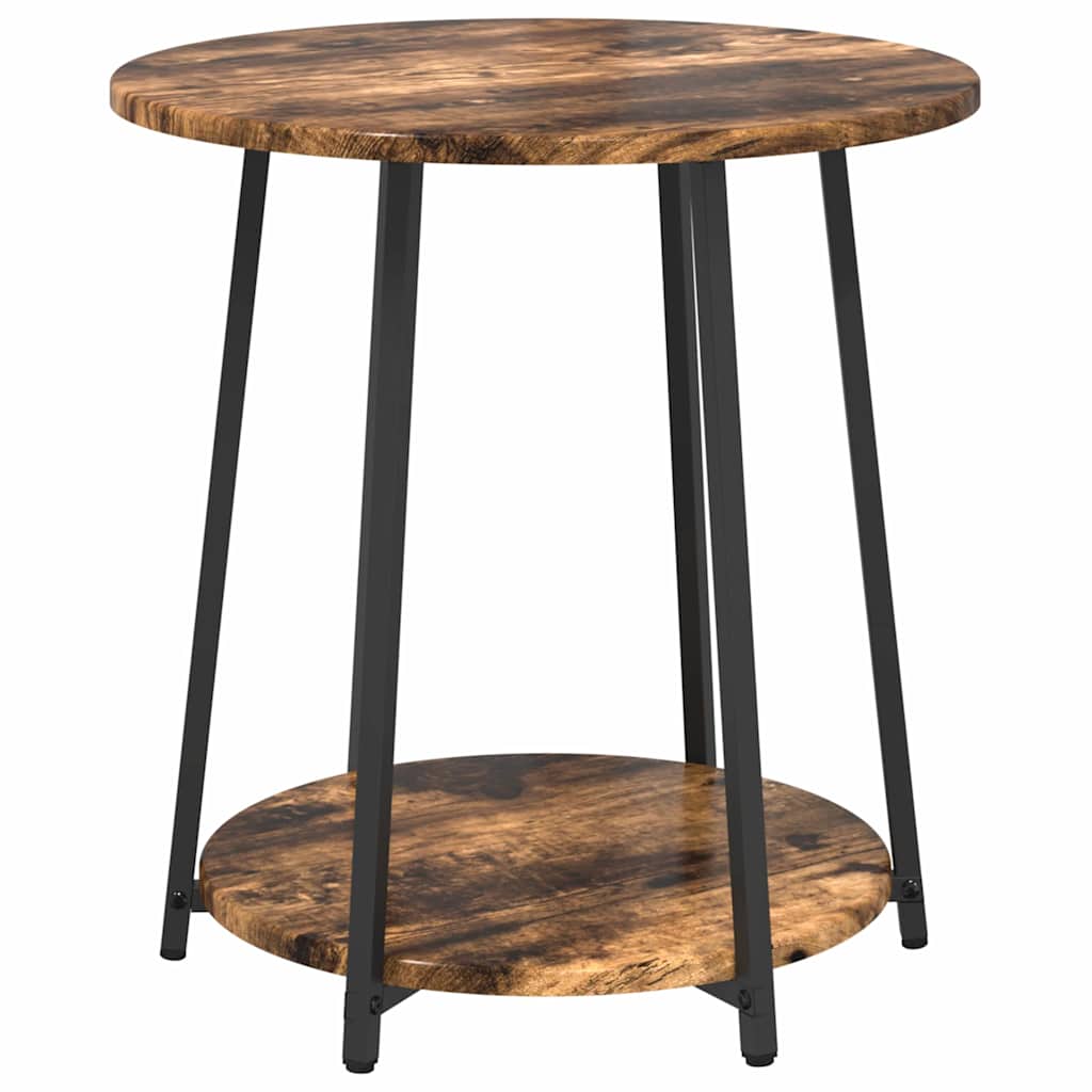 Ensemble de tables d'appoint 2 pcs Chêne fumé et noir - XIOS