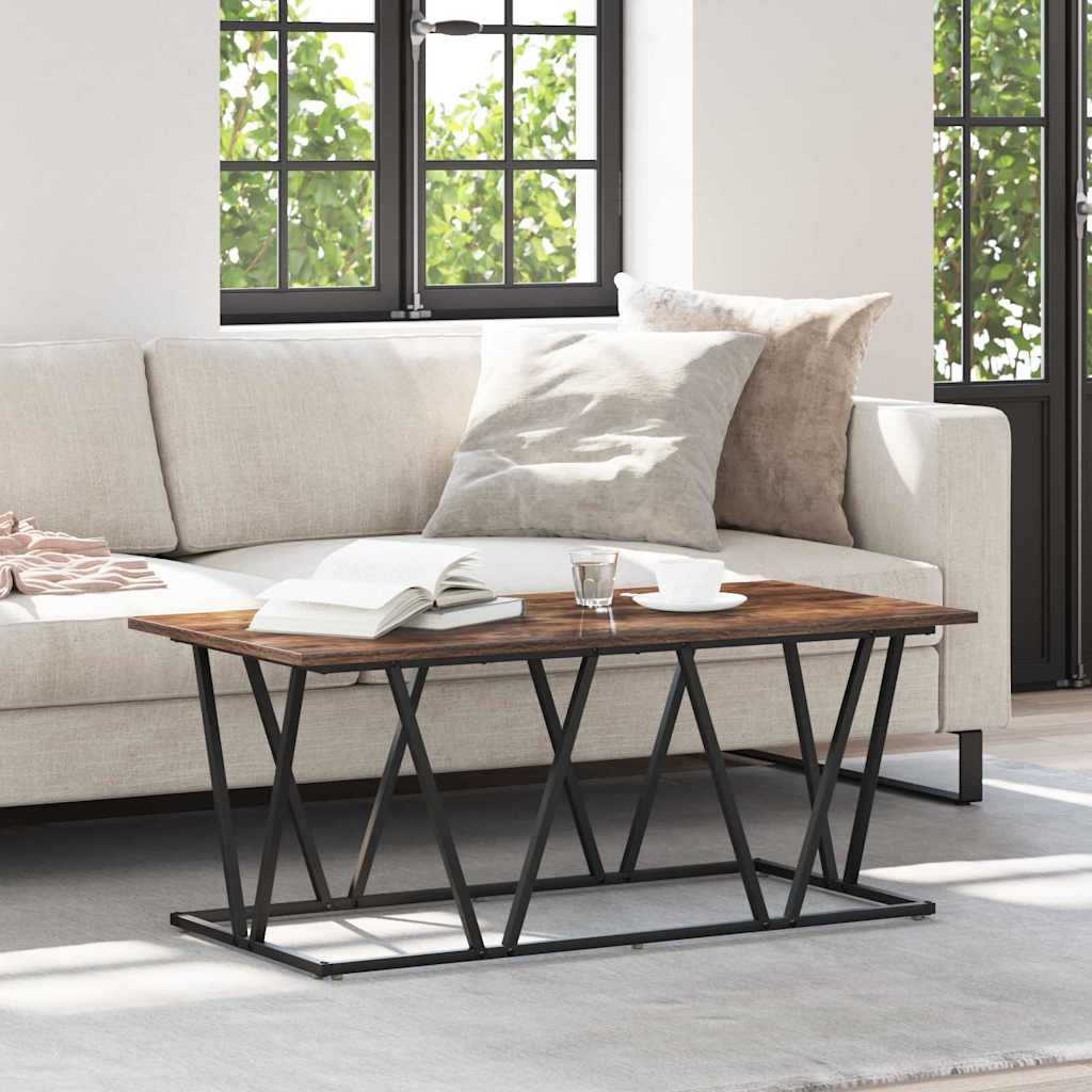 Table basse Chêne fumé 100 x 50 x 40 cm - XIOS