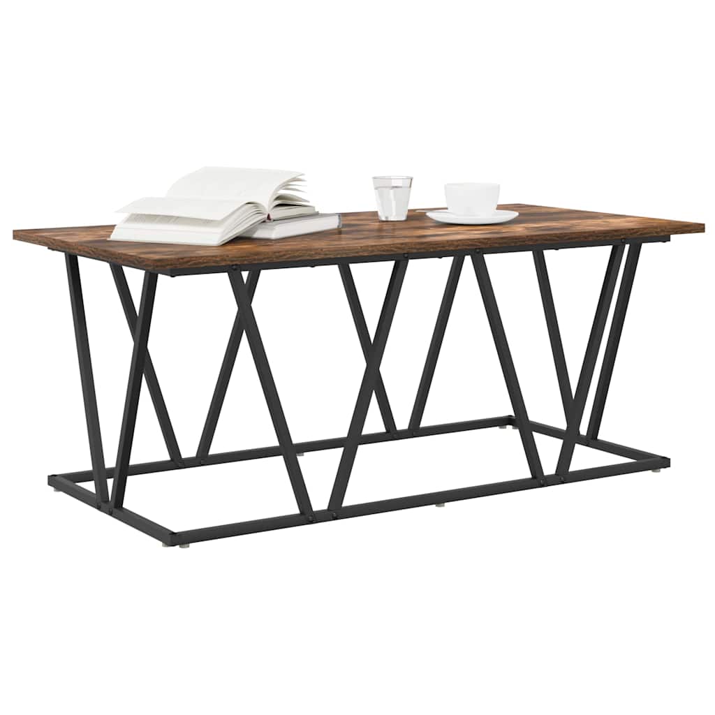 Table basse Chêne fumé 100 x 50 x 40 cm - XIOS