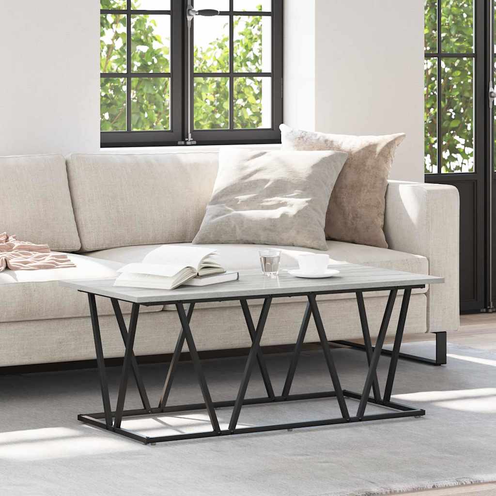 Table basse Sonoma gris 100 x 50 x 40 cm - XIOS