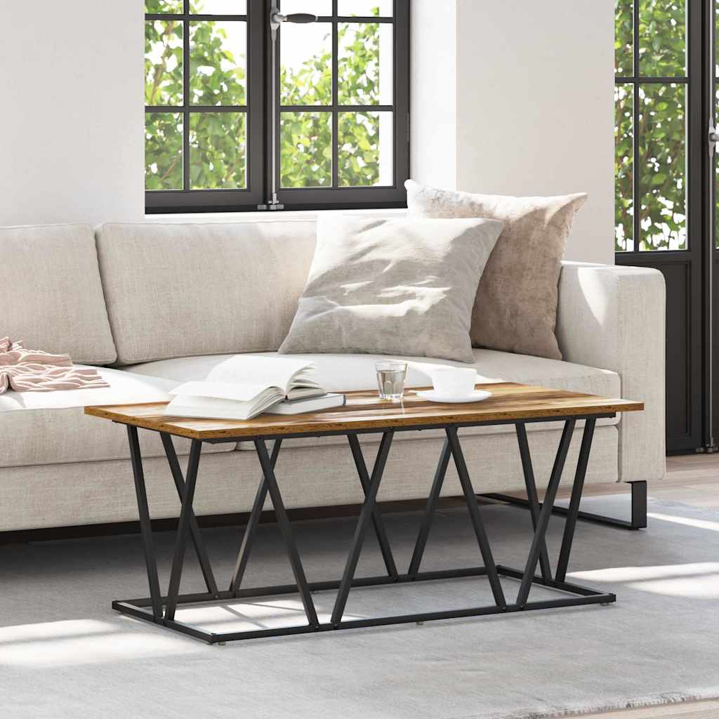 Table basse Bois ancien 100 x 50 x 40 cm - XIOS