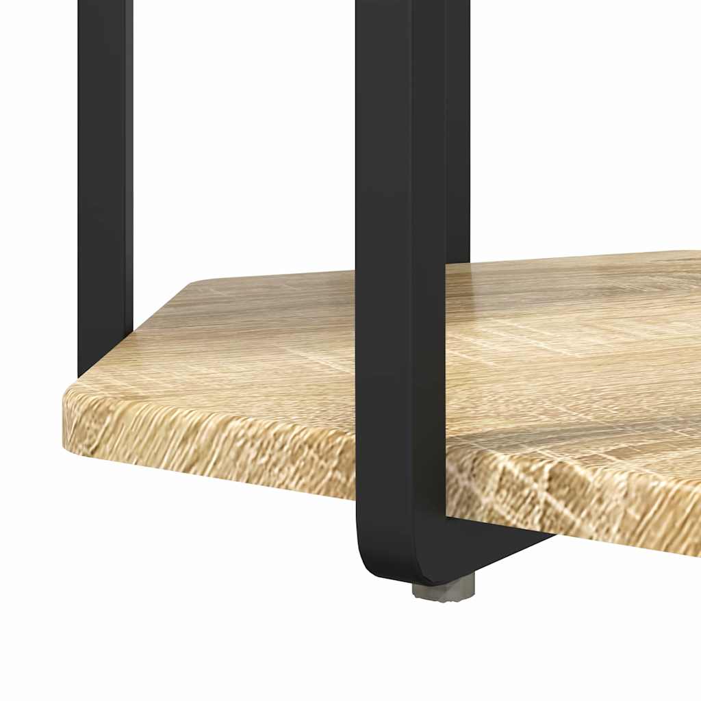 Ensemble de tables d'appoint 2 pcs Chêne Sonoma et noir - XIOS