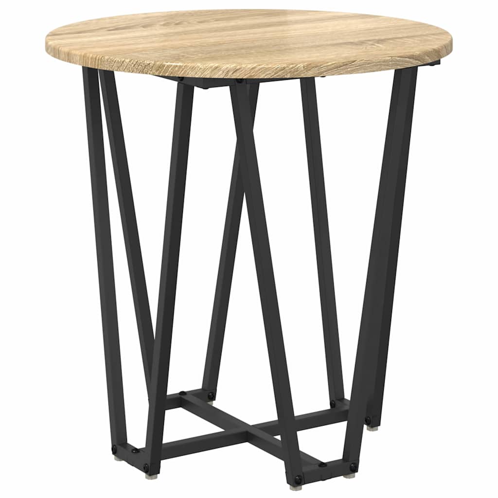 Ensemble de tables d'appoint 2 pcs Chêne Sonoma et noir - XIOS