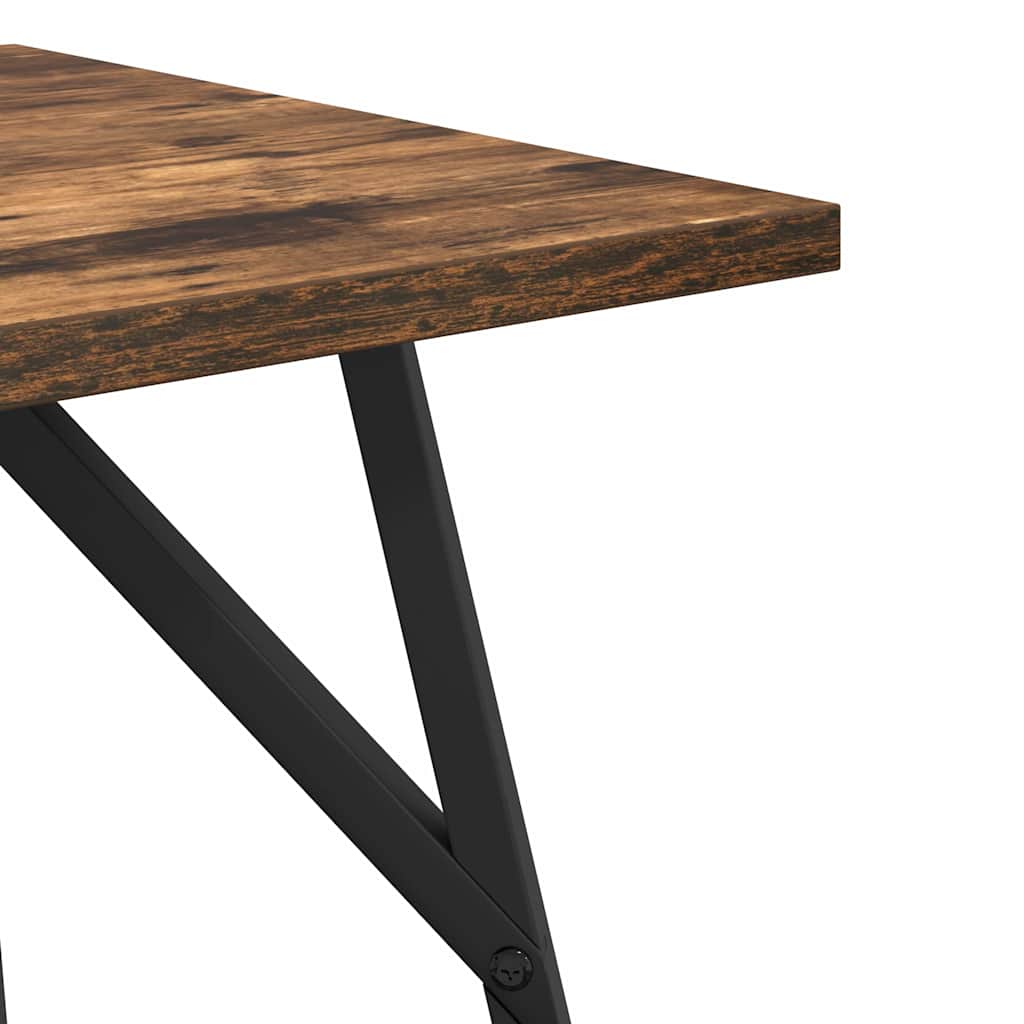 Ensemble de tables d'appoint 2 pcs Chêne fumé et noir - XIOS