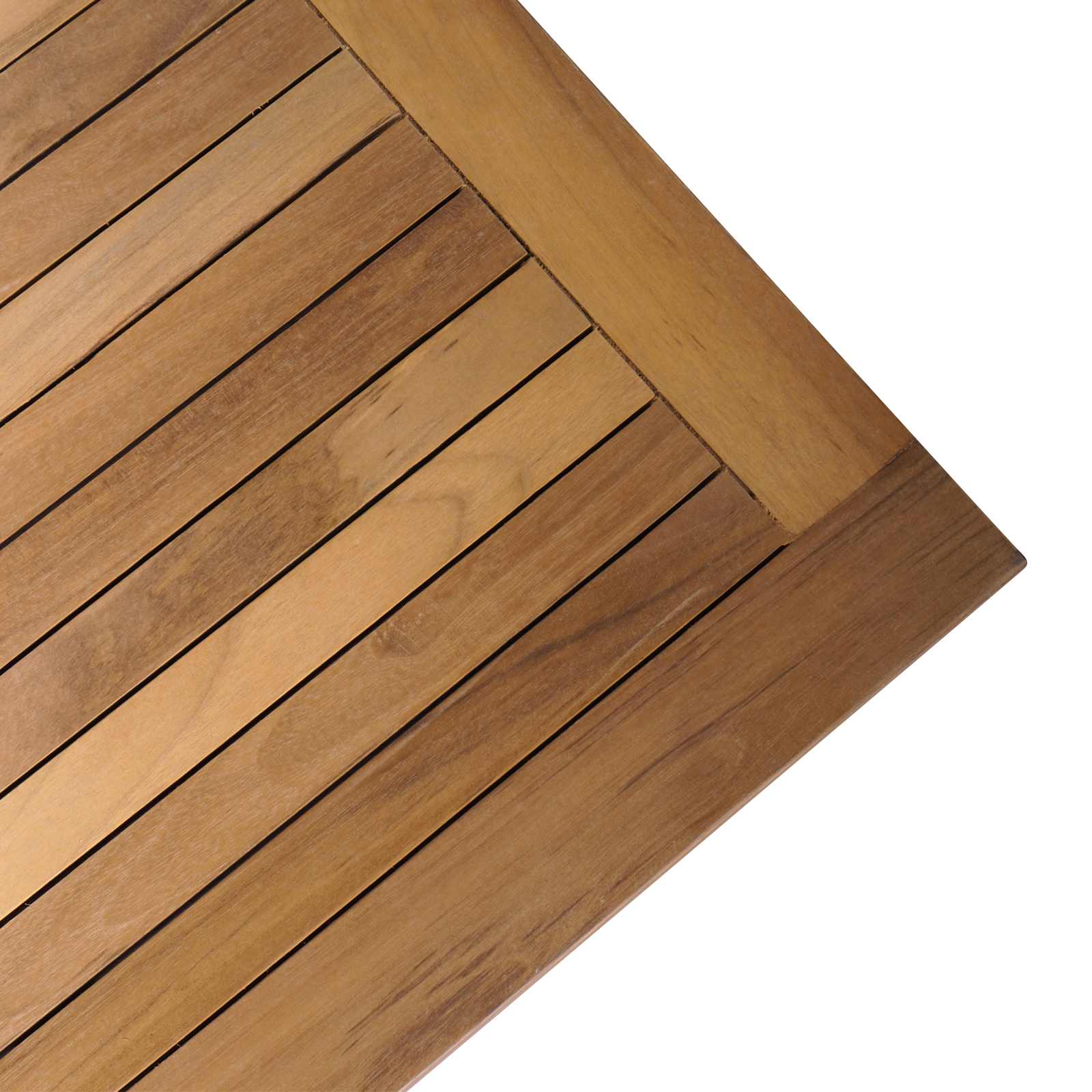 Table de Jardin Marron Bois de teck massif - XIOS